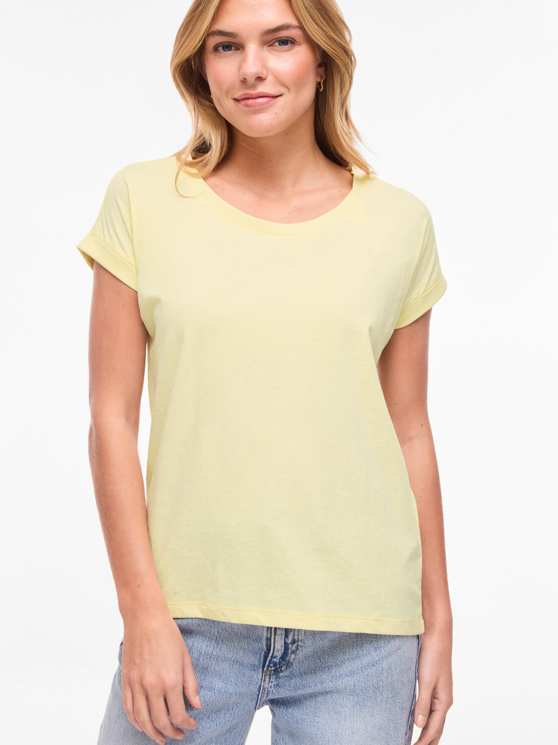Vidreamers Pure t-shirt - Pastel Yellow